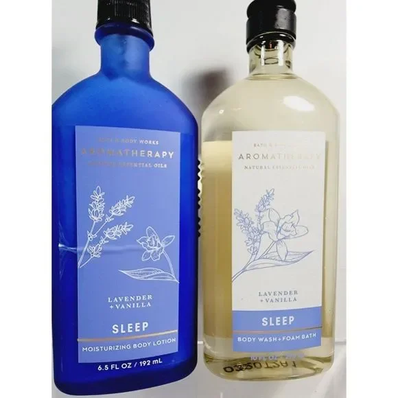 LAVENDER VANILLA Bath & Body Works Shower Gel 10oz Body Lotion 6.5oz Set NEW - Picture 2 of 8
